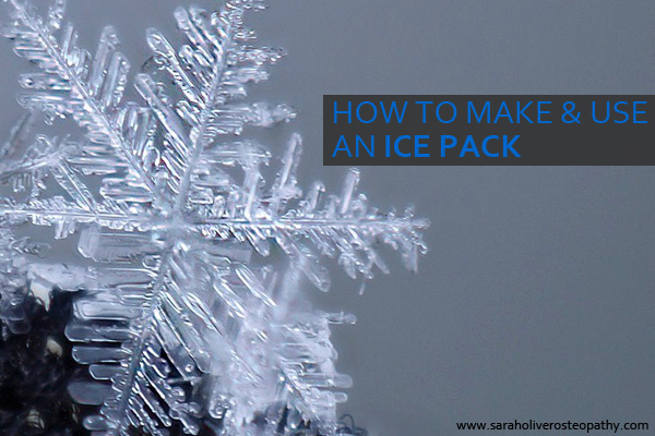 How to make and use a cold pack