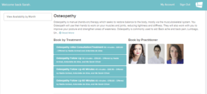 book an osteopathy appointment online